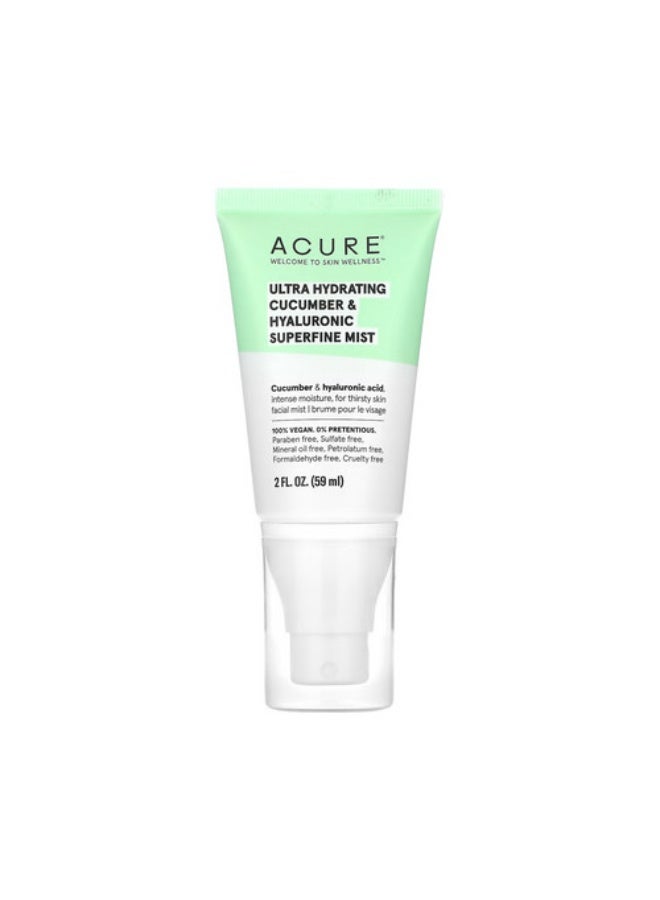Acure Cucumber & Hyaluronic Ultra-Soft Hydrating Spray 59 ml - Image 1
